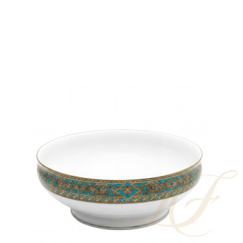 Салатник 27,5см коллекции Matignon Bleu Piscine Or бренда Haviland
