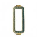 Блюдо для пирога 39х15,5см коллекции Matignon Bleu Piscine Or бренда Haviland