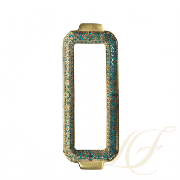 Блюдо для пирога 39х15,5см коллекции Matignon Bleu Piscine Or бренда Haviland