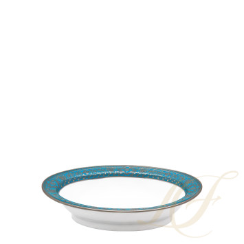 Чаша для овощей 23,5см коллекции Matignon Bleu Piscine Platin бренда Haviland
