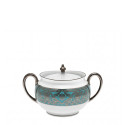 Сахарница 0,28л коллекции Matignon Bleu Piscine Platin бренда Haviland