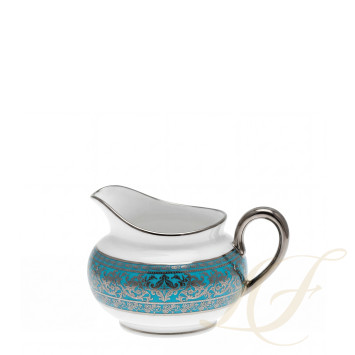 Молочник 0,21л коллекции Matignon Bleu Piscine Platin бренда Haviland