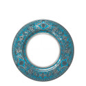 Тарелка главная 28см коллекции Matignon Bleu Piscine Platin бренда Haviland