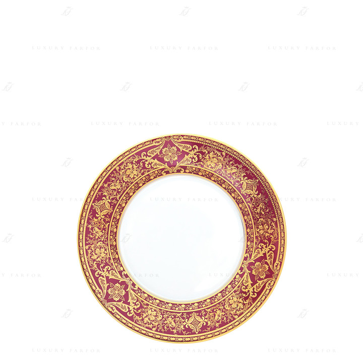 Тарелка закусочная 19см коллекции Matignon Cerise Or бренда Haviland
