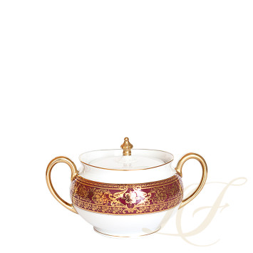 Сахарница 0,28л коллекции Matignon Cerise Or бренда Haviland