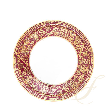 Тарелка тортовая 31,5см коллекции Matignon Cerise Or бренда Haviland