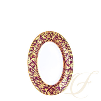 Блюдо для гарнира 23х16,5см коллекции Matignon Cerise Or бренда Haviland