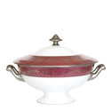 Супница 2л коллекции Matignon Cerise Platin бренда Haviland