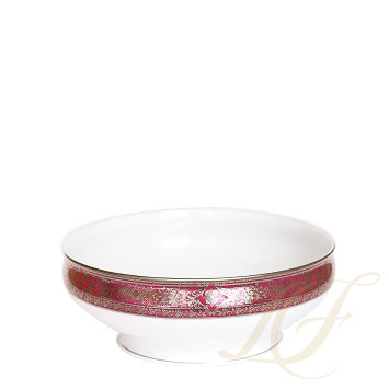 Салатник 27,5см коллекции Matignon Cerise Platin бренда Haviland