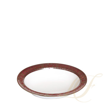Чаша для овощей 23,5см коллекции Matignon Cerise Platin бренда Haviland