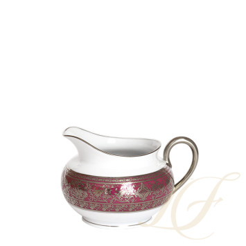 Молочник 0,21л коллекции Matignon Cerise Platin бренда Haviland