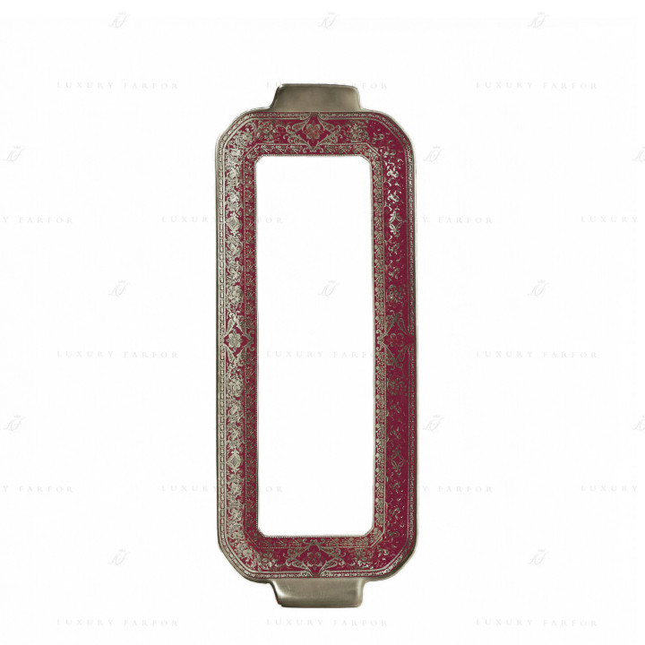 Блюдо для пирога 39х15,5см коллекции Matignon Cerise Platin бренда Haviland