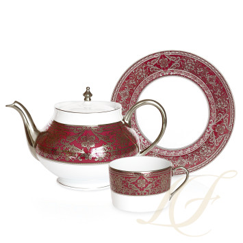 Коллекция Matignon Cerise Platin бренда Haviland