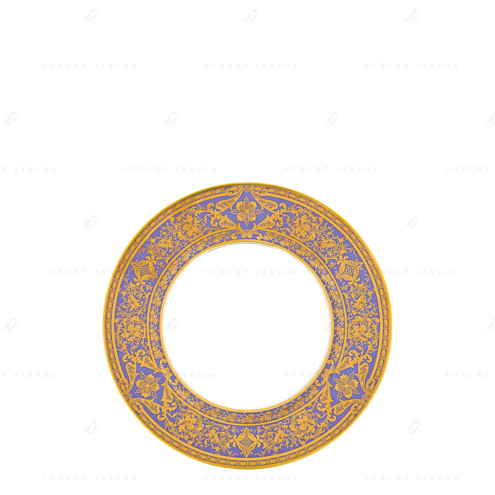 Тарелка закусочная 19см коллекции Matignon Lavande Or бренда Haviland