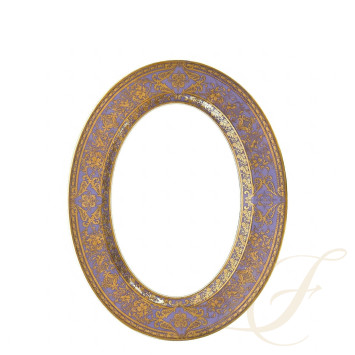 Блюдо овальное 34,5см коллекции Matignon Lavande Or бренда Haviland