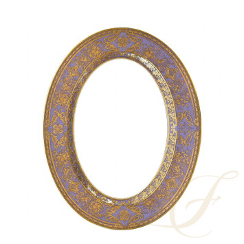 Блюдо овальное 40см коллекции Matignon Lavande Or бренда Haviland