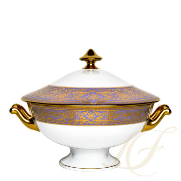 Супница 2л коллекции Matignon Lavande Or бренда Haviland