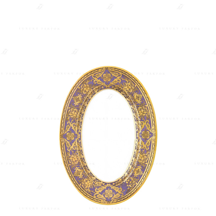 Блюдо для гарнира 23х16,5см коллекции Matignon Lavande Or бренда Haviland