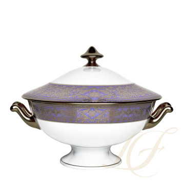 Супница 2л коллекции Matignon Lavande Platin бренда Haviland