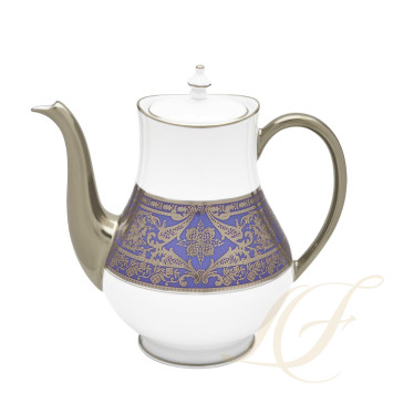 Кофейник 1,2л коллекции Matignon Lavande Platin бренда Haviland