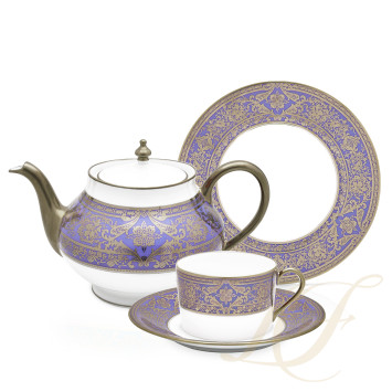 Коллекция Matignon Lavande Platin бренда Haviland