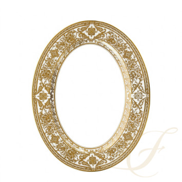 Блюдо овальное 40см коллекции Matignon Or бренда Haviland