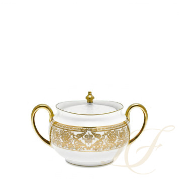 Сахарница 0,28л коллекции Matignon Or бренда Haviland