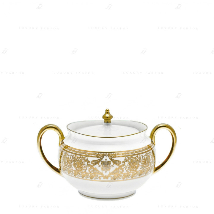 Сахарница 0,28л коллекции Matignon Or бренда Haviland
