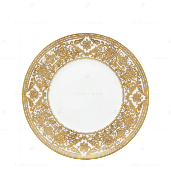 Тарелка подстановочная 31,5см коллекции Matignon Or бренда Haviland