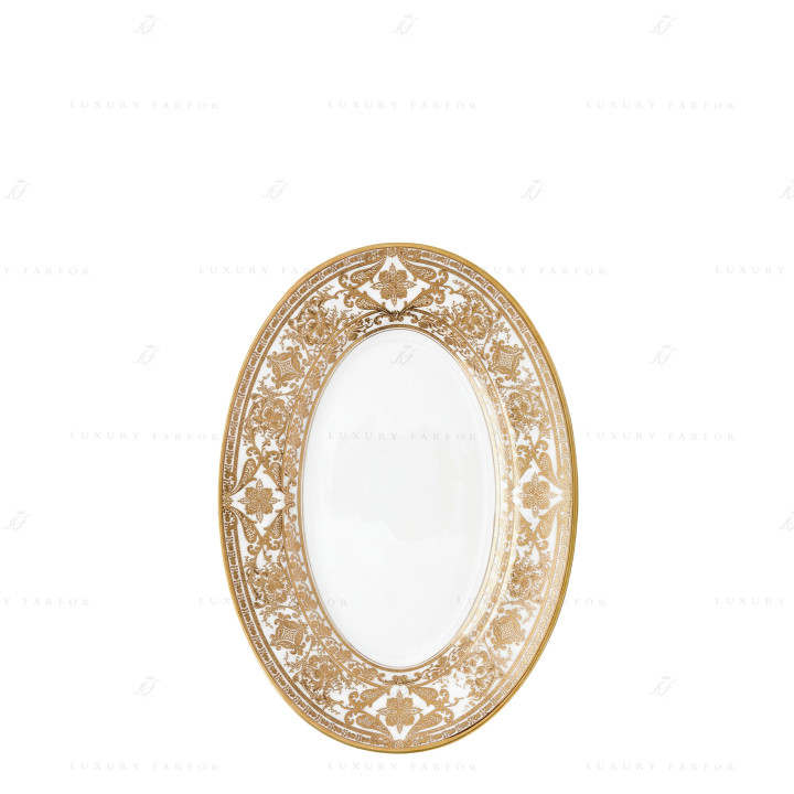 Блюдо для гарнира 23х16,5см коллекции Matignon Or бренда Haviland