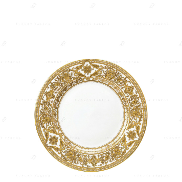 Тарелка закусочная 22см коллекции Matignon Or бренда Haviland