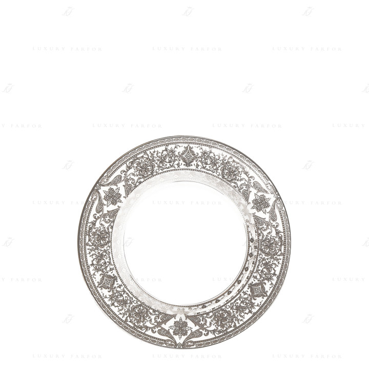 Тарелка закусочная 19см коллекции Matignon Platin бренда Haviland