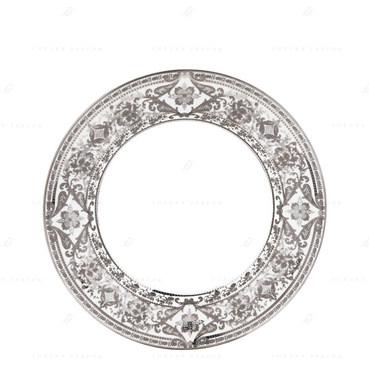 Тарелка глубокая 31,5см коллекции Matignon Platin бренда Haviland