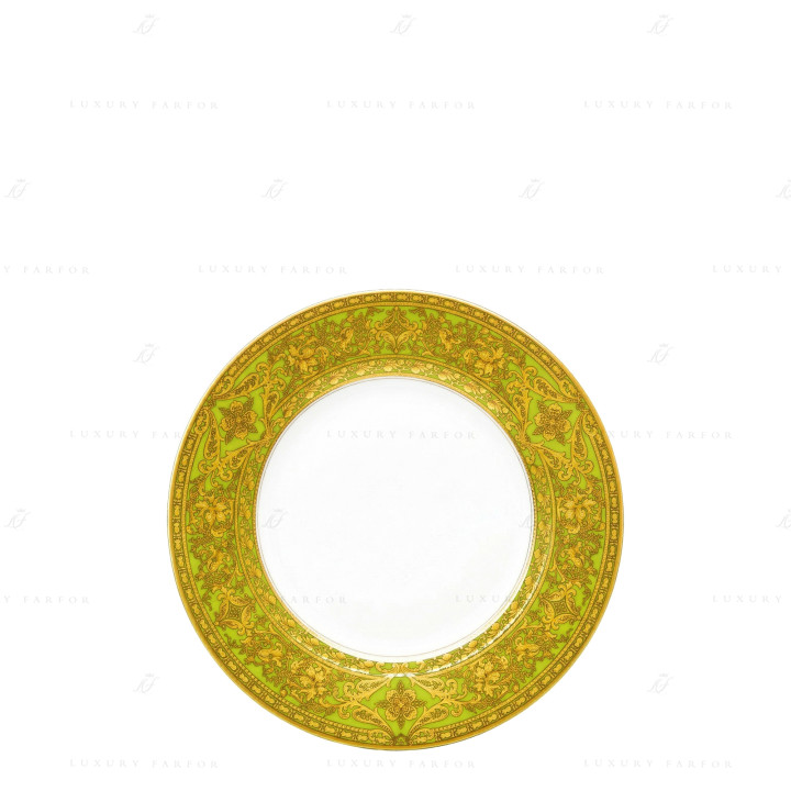 Тарелка закусочная 19см коллекции Matignon Vert Pomme Or бренда Haviland