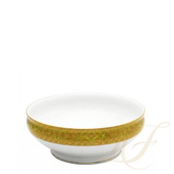 Салатник 27,5см коллекции Matignon Vert Pomme Or бренда Haviland