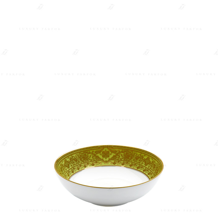 Чаша для мюсли 14см коллекции Matignon Vert Pomme Or бренда Haviland