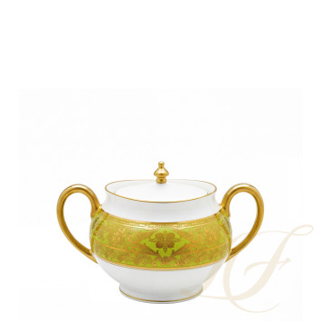 Сахарница 0,28л коллекции Matignon Vert Pomme Or бренда Haviland