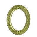 Блюдо овальное 40см коллекции Matignon Vert Pomme Platin бренда Haviland