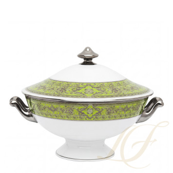 Супница 2л коллекции Matignon Vert Pomme Platin бренда Haviland