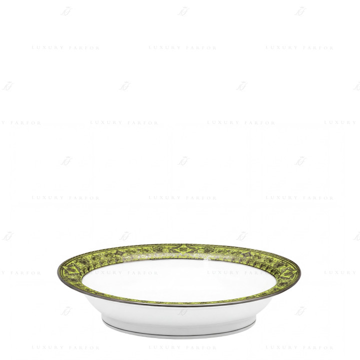 Чаша для овощей 23,5см коллекции Matignon Vert Pomme Platin бренда Haviland