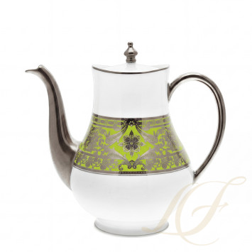 Кофейник 1,2л коллекции Matignon Vert Pomme Platin бренда Haviland