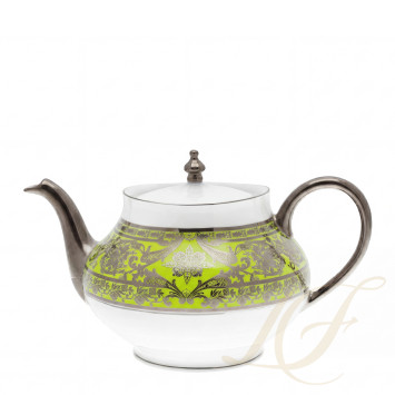 Чайник 1,2л коллекции Matignon Vert Pomme Platin бренда Haviland