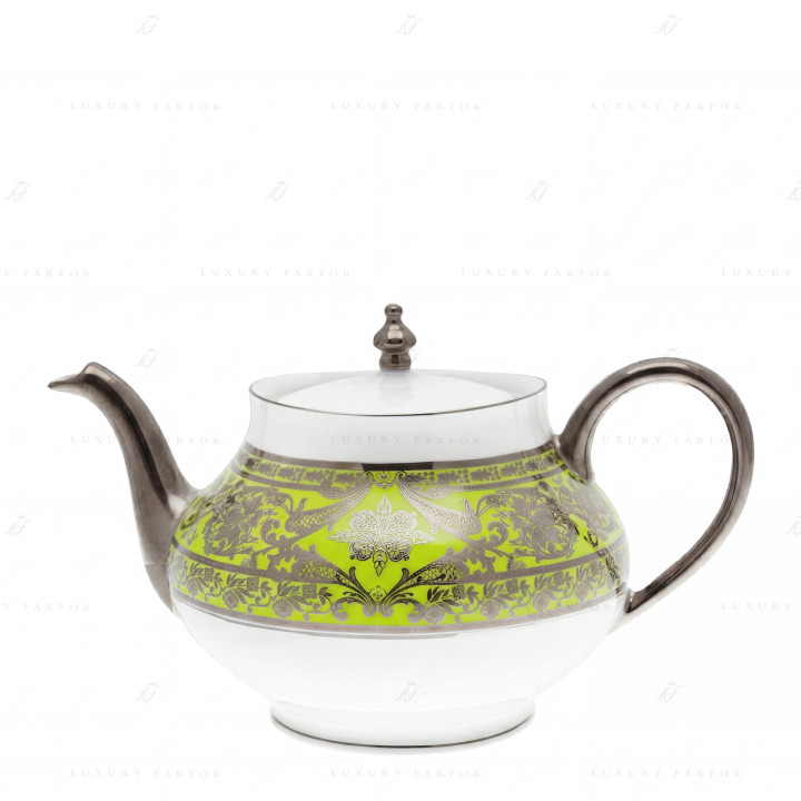 Чайник 1,2л коллекции Matignon Vert Pomme Platin бренда Haviland