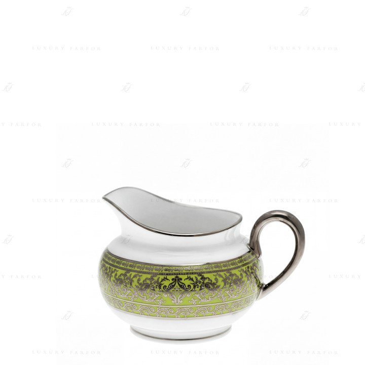 Молочник 0,21л коллекции Matignon Vert Pomme Platin бренда Haviland