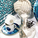 Чашка кофейная с блюдцем 0,075л коллекции Ocean Bleu бренда Haviland