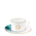 Чашка чайная с блюдцем 0,14л коллекции Ocean Bleu бренда Haviland