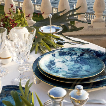 Тарелка десертная 16см коллекции Ocean Bleu бренда Haviland