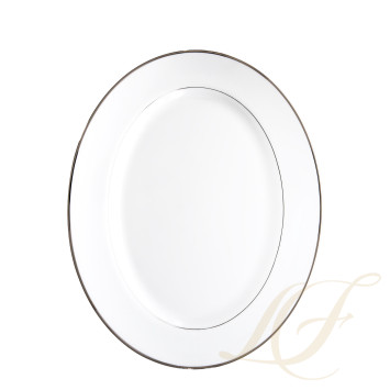 Блюдо овальное 40см коллекции Orsay Platin бренда Haviland
