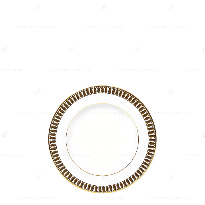 Тарелка десертная 16см коллекции Plumes Or бренда Haviland
