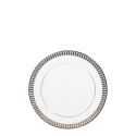 Тарелка закусочная 19см коллекции Plumes Platin бренда Haviland